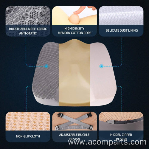 Pain Relief Car Memory Foam Seat Cushion